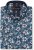 Kam Jeans 6061 Hibiscus Floral Print Short Sleeve Shirt Midnight Blue - Πουκάμισα - Aνδρικά πουκαμισα μεγαλα μεγάλα μεγέθη