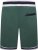Kam Jeans TS005 Retro Tracky Set (Shorts/Sleeveless Hoodie) Racing Green - Όλα τα ρούχα - Pούχα aνδρικά μεγάλα μεγέθη 2XL-14XL