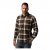 JP1880 Shirt Flannel Long Sleeve Dark Brown TALL - ΑΝΔΡΙΚΑ ΡΟΥΧΑ MT-6XLT - Μεγέθη TALL