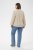 Kaffe Curve Josa Shirt Feather Grey Stripe - Πουκάμισα - 