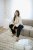 Kaffe Curve Josa Shirt Feather Grey Stripe - Πουκάμισα - 