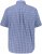JP1880 Short Sleeve Check Print Traditional Shirt Blue - Πουκάμισα - Aνδρικά πουκαμισα μεγαλα μεγάλα μεγέθη