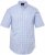 JP1880 Shirt Traditional Short Sleeve Checked Light Blue - Πουκάμισα - Aνδρικά πουκαμισα μεγαλα μεγάλα μεγέθη