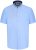 D555 James Oxford Πουκάμισο Με Κοντά Μανίκια TALL Γαλάζιο - TALL Πουκάμισα - 