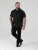 D555 James Oxford Πουκάμισο Με Κοντά Μανίκια TALL Μαύρο - TALL Πουκάμισα - 