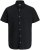 Jack & Jones Breeze Linen Short Sleeve Shirt Black - Πουκάμισα - Aνδρικά πουκαμισα μεγαλα μεγάλα μεγέθη