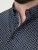 D555 Melrose Navy Icon AOP Button Down Collar Short Sleeve Navy - Κοντομάνικα πουκάμισα - Κοντομάνικα πουκάμισα μεγάλα μεγέθη