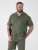 D555 Connor Stretch Cuban Collar Reosrt Short Sleeve Shirt Khaki - Πουκάμισα - Aνδρικά πουκαμισα μεγαλα μεγάλα μεγέθη