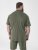 D555 Connor Stretch Cuban Collar Reosrt Short Sleeve Shirt Khaki - Πουκάμισα - Aνδρικά πουκαμισα μεγαλα μεγάλα μεγέθη