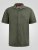 D555 Connor Stretch Cuban Collar Reosrt Short Sleeve Shirt Khaki - Πουκάμισα - Aνδρικά πουκαμισα μεγαλα μεγάλα μεγέθη