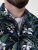 D555 Corden Hawaiian AOP Cuban Collar Resort Short Sleeve Navy - Κοντομάνικα πουκάμισα - Κοντομάνικα πουκάμισα μεγάλα μεγέθη