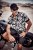 JP1880 Skull Pattern Jersey Short Sleeve Shirt Black - Πουκάμισα - Aνδρικά πουκαμισα μεγαλα μεγάλα μεγέθη