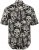 JP1880 Skull Pattern Jersey Short Sleeve Shirt Black - Πουκάμισα - Aνδρικά πουκαμισα μεγαλα μεγάλα μεγέθη