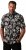 JP1880 Skull Pattern Jersey Short Sleeve Shirt Black - Πουκάμισα - Aνδρικά πουκαμισα μεγαλα μεγάλα μεγέθη