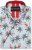 Kam Jeans 6067 Flamingo and Palm Tree Short Sleeve Shirt Blue - Πουκάμισα - Aνδρικά πουκαμισα μεγαλα μεγάλα μεγέθη