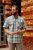 Kam Jeans 6339 Checked Short Sleeve Shirt Mineral Blue - Πουκάμισα - Aνδρικά πουκαμισα μεγαλα μεγάλα μεγέθη