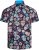 Kam Jeans 6069 Skull Print Short Sleeve Black - Πουκάμισα - Aνδρικά πουκαμισα μεγαλα μεγάλα μεγέθη