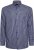 Kam Jeans 6351 Classic Gingham Shirt Long Sleeve Navy - Πουκάμισα - Aνδρικά πουκαμισα μεγαλα μεγάλα μεγέθη