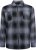 Kam Jeans 6354 Zip Through Check Shirt Charcoal - Πουκάμισα - Aνδρικά πουκαμισα μεγαλα μεγάλα μεγέθη