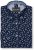 Kam Jeans 6364 All Over Floral Print Long Sleeve Shirt Navy - Πουκάμισα - Aνδρικά πουκαμισα μεγαλα μεγάλα μεγέθη