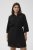 Kaffe Curve Mille Short Shirt Dress Black Deep - Μίνι φορέματα - 