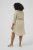 Kaffe Curve Milla Short Shirt Dress Chinchilla/Chalk Stripe - Μίνι φορέματα - 