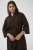 Kaffe Curve Mille Short Shirt Dress Black Coffee Brown - Μίνι φορέματα - 