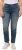 Ulla Popken Distressed Stretch Fit Boyfriend Jeans Blue Denim - Τζιν & Παντελόνια για Γυναίκες σε Μεγάλες Μεγέθη – Plus Size - 