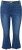 Ulla Popken Cropped Flared Eyelet Jeans Denim Blue - Τζιν & Παντελόνια για Γυναίκες σε Μεγάλες Μεγέθη – Plus Size - 
