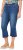 Ulla Popken Cropped Flared Eyelet Jeans Denim Blue - Τζιν & Παντελόνια για Γυναίκες σε Μεγάλες Μεγέθη – Plus Size - 
