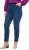 Ulla Popken Rhinestone Seam Stretch Fit Jeans Blue Denim - Τζιν & Παντελόνια για Γυναίκες σε Μεγάλες Μεγέθη – Plus Size - 