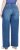 Ulla Popken Extra Wide Leg Stretch Fit Jeans Denim Blue - Τζιν & Παντελόνια για Γυναίκες σε Μεγάλες Μεγέθη – Plus Size - 