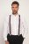 JP1880 Suspenders with Adjustable Length Burgundy Red - Αξεσουάρ - 