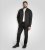 D555 Dereham 2 Knitted Sweater with Zipper Charcoal TALL - TALL Φούτερ - 