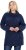 Ulla Popken Space Yarn Oversized Turtleneck Sweater Blue - φούτερ/Φούτερ με κουκούλα - 