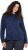 Ulla Popken Textured Glitter Embroidery Oversized Sweater Ink Blue - φούτερ/Φούτερ με κουκούλα - 