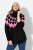 Ulla Popken Neon Alpine Pattern Long Sleeve Turtleneck Sweater Light Pink - φούτερ/Φούτερ με κουκούλα - Ζεστά Φούτερ, Hoodies & Πλεκτά