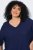 Ulla Popken Oversized 3/4 Sleeve V-Neck Sweater Navy - φούτερ/Φούτερ με κουκούλα - Ζεστά Φούτερ, Hoodies & Πλεκτά
