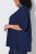 Ulla Popken Oversized 3/4 Sleeve V-Neck Sweater Navy - φούτερ/Φούτερ με κουκούλα - Ζεστά Φούτερ, Hoodies & Πλεκτά