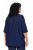 Ulla Popken Oversized 3/4 Sleeve V-Neck Sweater Navy - φούτερ/Φούτερ με κουκούλα - Ζεστά Φούτερ, Hoodies & Πλεκτά