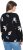 Ulla Popken Eco Cotton Leaf Pattern Long Sleeve Sweater Black - φούτερ/Φούτερ με κουκούλα - 