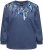 Ulla Popken Sequined Neck Long Sleeve Sweatshirt Ink Blue - φούτερ/Φούτερ με κουκούλα - 