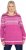 Ulla Popken Norwegian Style Pastel Tone Long Sleeve Sweater Summer Berry - φούτερ/Φούτερ με κουκούλα - 