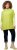 Ulla Popken Oversized Knit Sweater Vest Lime Green - φούτερ/Φούτερ με κουκούλα - 