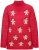 Ulla Popken Gingerbread Men Sweater Salsa Red - φούτερ/Φούτερ με κουκούλα - 