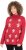 Ulla Popken Gingerbread Men Sweater Salsa Red - φούτερ/Φούτερ με κουκούλα - 
