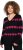 Ulla Popken Heart Print Long Sleeve V-Neck Sweater Black - φούτερ/Φούτερ με κουκούλα - 