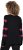 Ulla Popken Heart Print Long Sleeve V-Neck Sweater Black - φούτερ/Φούτερ με κουκούλα - 
