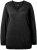 Ulla Popken Casual V-Neck Long Sleeve Sweater Black - φούτερ/Φούτερ με κουκούλα - 