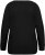 Ulla Popken Soft Fine Knit Pullover V-Neck Sweatshirt Black - φούτερ/Φούτερ με κουκούλα - 